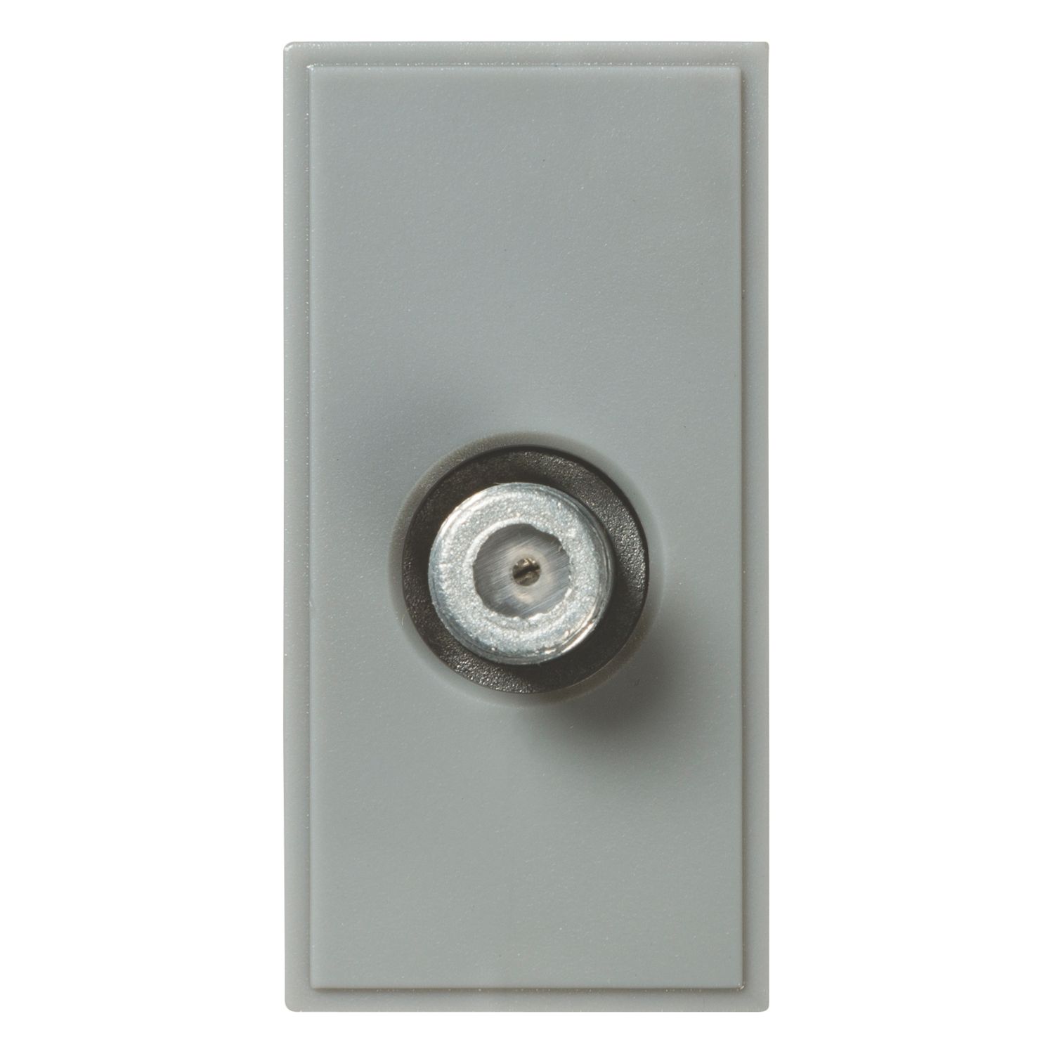 Knightsbridge Modular F-Type Satellite Socket Grey (408CR)