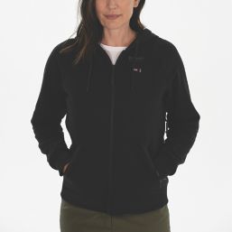 Milwaukee M12 HHLBL1-0 12V Li-Ion RedLithium Womens Heated Hoodie Black Size 10-12 - Bare