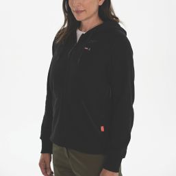 Milwaukee M12 HHLBL1-0 12V Li-Ion RedLithium Womens Heated Hoodie Black Size 10-12 - Bare