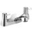 Bristan Lever Chrome 95mm Deck Mounted Lever 2 Tap Holes Bath Mixer Tap