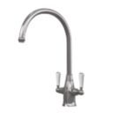 ETAL Oswald Dual Lever Kitchen Mixer Pewter