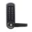 Codelocks  Push-Button Lock with Mortice Latch  86mm Matt Black