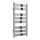 Reina 800mm x 400mm 977BTU Chrome Flat Designer Towel Radiator