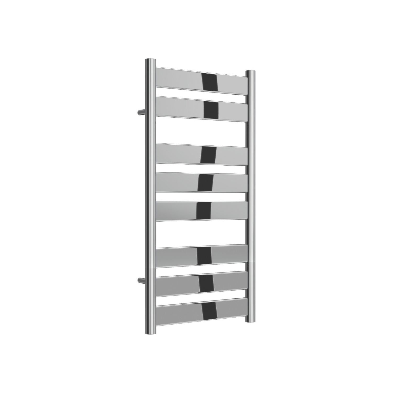 Reina 800mm x 400mm 977BTU Chrome Flat Designer Towel Radiator (408LG)