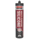 Soudal Trade Multi-Purpose Acetoxy Silicone Sealant White 270ml