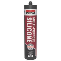 Soudal Trade Multi-Purpose Acetoxy Silicone Sealant White 270ml