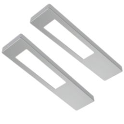 Sensio Ark TrioTone Rectangular LED Under Cabinet Lights Steel 5W 110-140lm 2 Pack