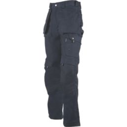 Dickies Eisenhower Multi Pocket Trousers Navy Blue 30 W 34 L Screwfix