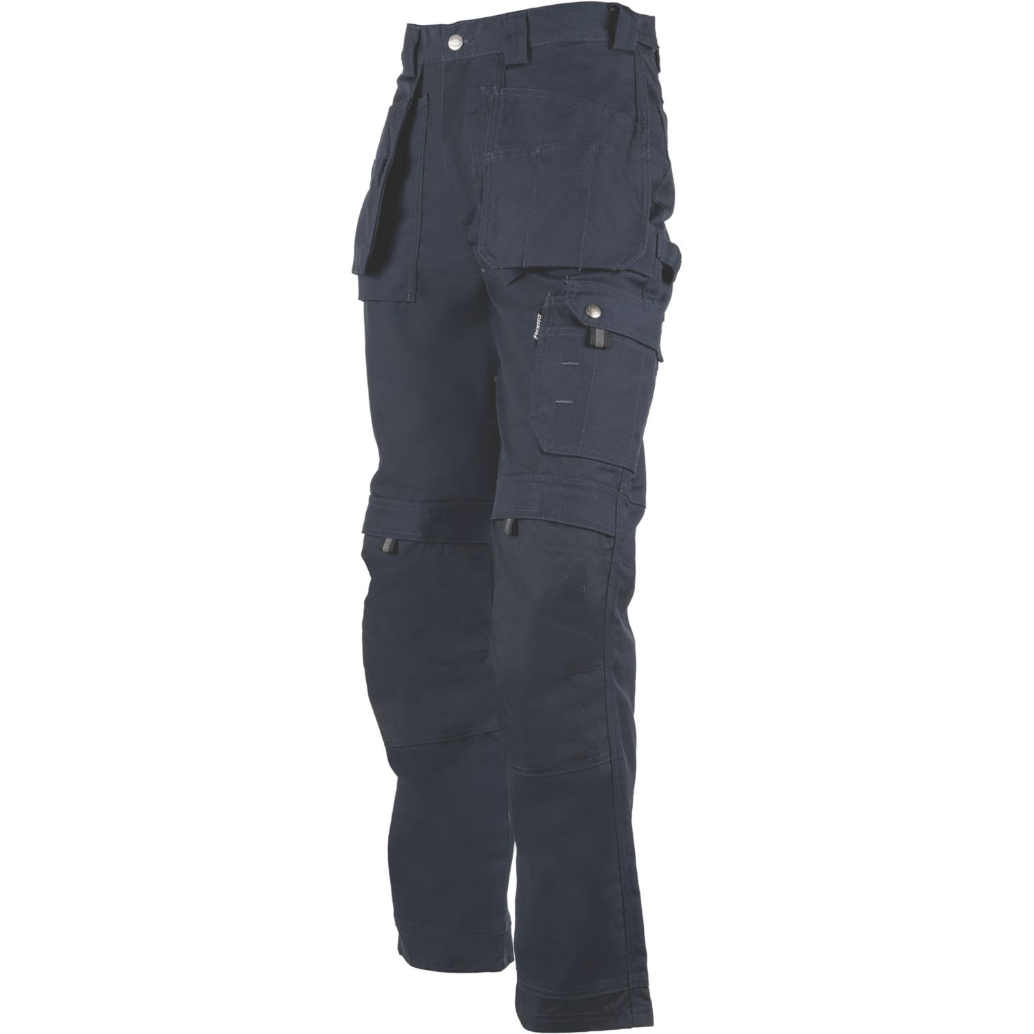 Dickies Eisenhower Multi-Pocket Work Trousers Navy Blue 30" W 34" L (408RP)