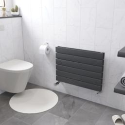 Ximax Oceanus 445mm x 600mm 1560BTU Anthracite Horizontal Designer Radiator