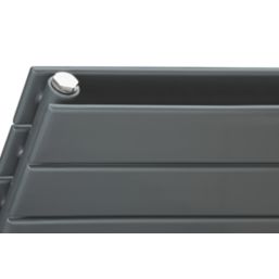 Ximax Oceanus 445mm x 600mm 1560BTU Anthracite Horizontal Designer Radiator