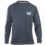 CAT Trademark Banner Long Sleeve T-Shirt Dark Marine X Large 46-48" Chest
