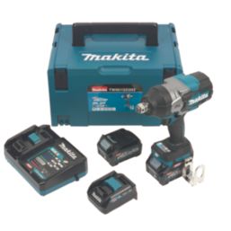 Makita TW001GD202 40V 2 x 2.5Ah Li-Ion XGT Brushless Cordless Impact Wrench