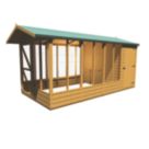 Shire  13' 6" x 6' 6" (Nominal) Apex Shiplap T&G Timber Dog Kennel