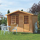 Shire Goodwood 10' x 10' (Nominal) Apex Shiplap T&G Timber Summerhouse with Assembly