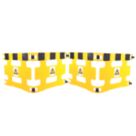 Addgards Handigard 4-Panel Barrier Yellow/Black 970mm