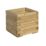Rowlinson  Square Planter Natural 40cm x 40cm x 37cm