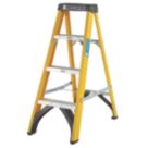 Zarges Fibreglass 1.05m 4 Step Swingback A Frame Step Ladder