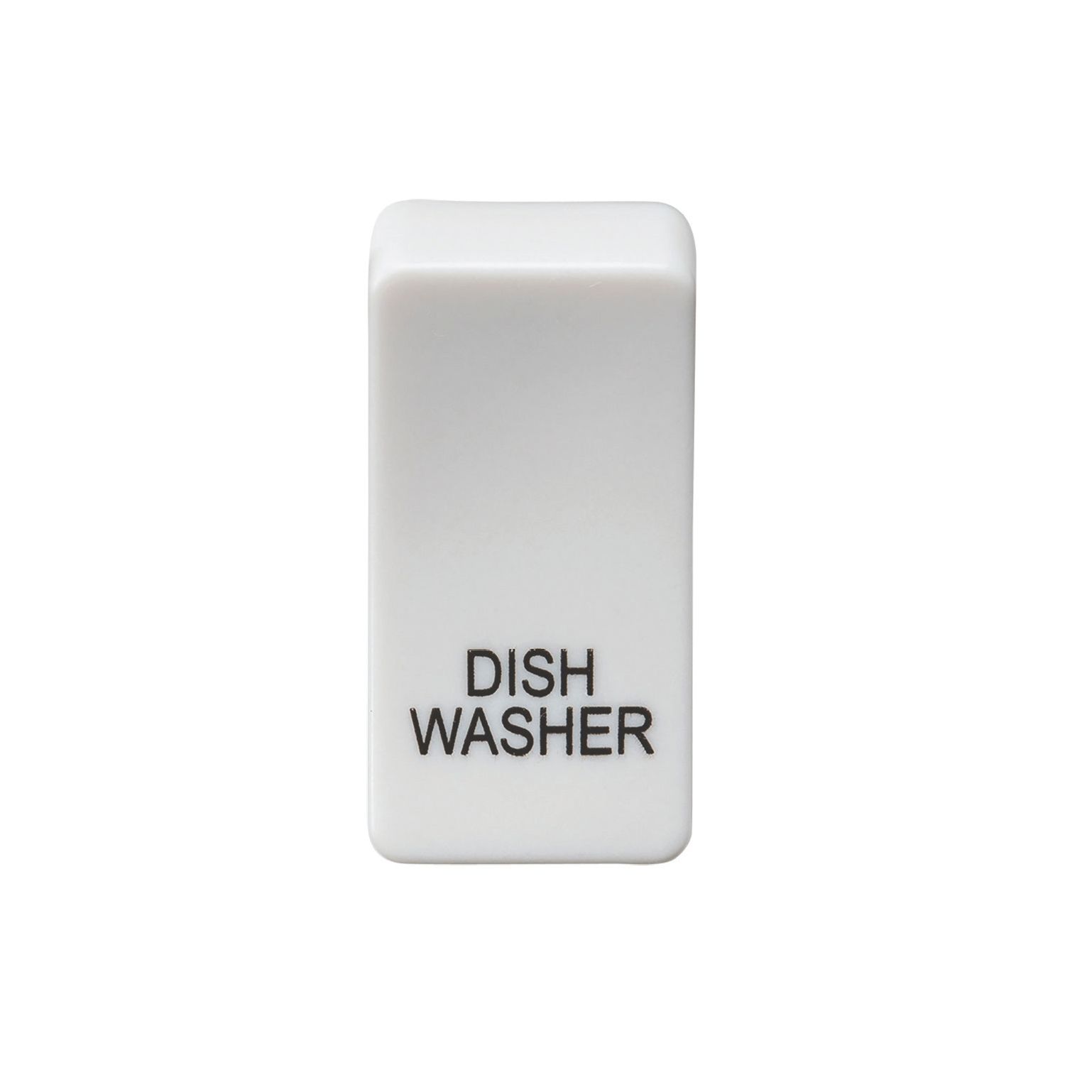Knightsbridge 'DISHWASHER' Switch Cover White (409CR)