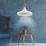 Eglo Sabinar Large Shade Pendant Light White