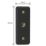 Varilight  10A 1-Gang 2-Way Light Switch  Matt Black