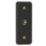 Varilight  10A 1-Gang 2-Way Light Switch  Matt Black