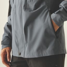 Regatta Freesdale Waterproof Jacket Dark Storm / Black 3X Large Size 59" Chest