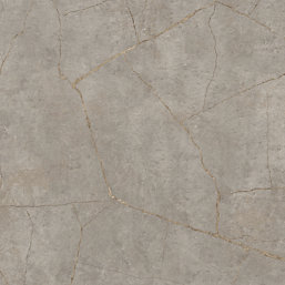 Splashwall Gold Stone Bathroom Wall Panel Gloss Grey 1200mm x 2420mm x 10mm