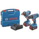 Bosch 0615990M53 18V 2 x 4.0Ah Li-Ion CoolPack  Cordless Twin Pack