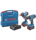 DeWalt DCZ298D2T SFGB 18V 2 x 2.0Ah Li Ion XR Cordless Combi Drill Impact Driver Twin Pack Screwfix