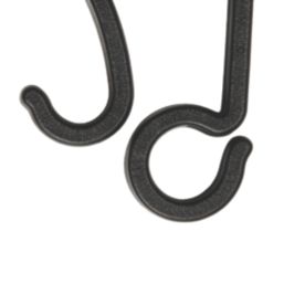 Large Gutter Hooks Black 24 Pack