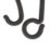 Large Gutter Hooks Black 24 Pack