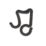 Large Gutter Hooks Black 24 Pack