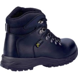Amblers AS606 Size 8 Womens Black Water-Resistant Steel Toe Cap Safety Boots
