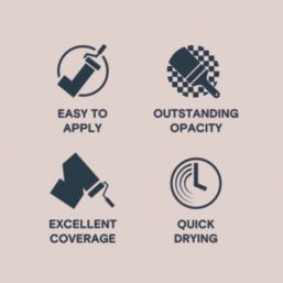 LickPro  2.5Ltr Pink 07 Vinyl Matt Emulsion  Paint