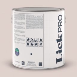 LickPro  2.5Ltr Pink 07 Vinyl Matt Emulsion  Paint