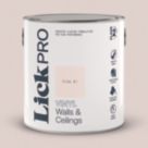 LickPro  2.5Ltr Pink 07 Vinyl Matt Emulsion  Paint