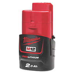 Milwaukee M12CD-202C 12V 2 x 2.0Ah Li-Ion RedLithium Brushless Cordless Screwdriver