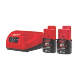 Milwaukee M12CD-202C 12V 2 x 2.0Ah Li-Ion RedLithium Brushless Cordless Screwdriver