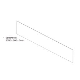 Mariz  Antique Rest Splashback 600mm x 3050mm x 3mm