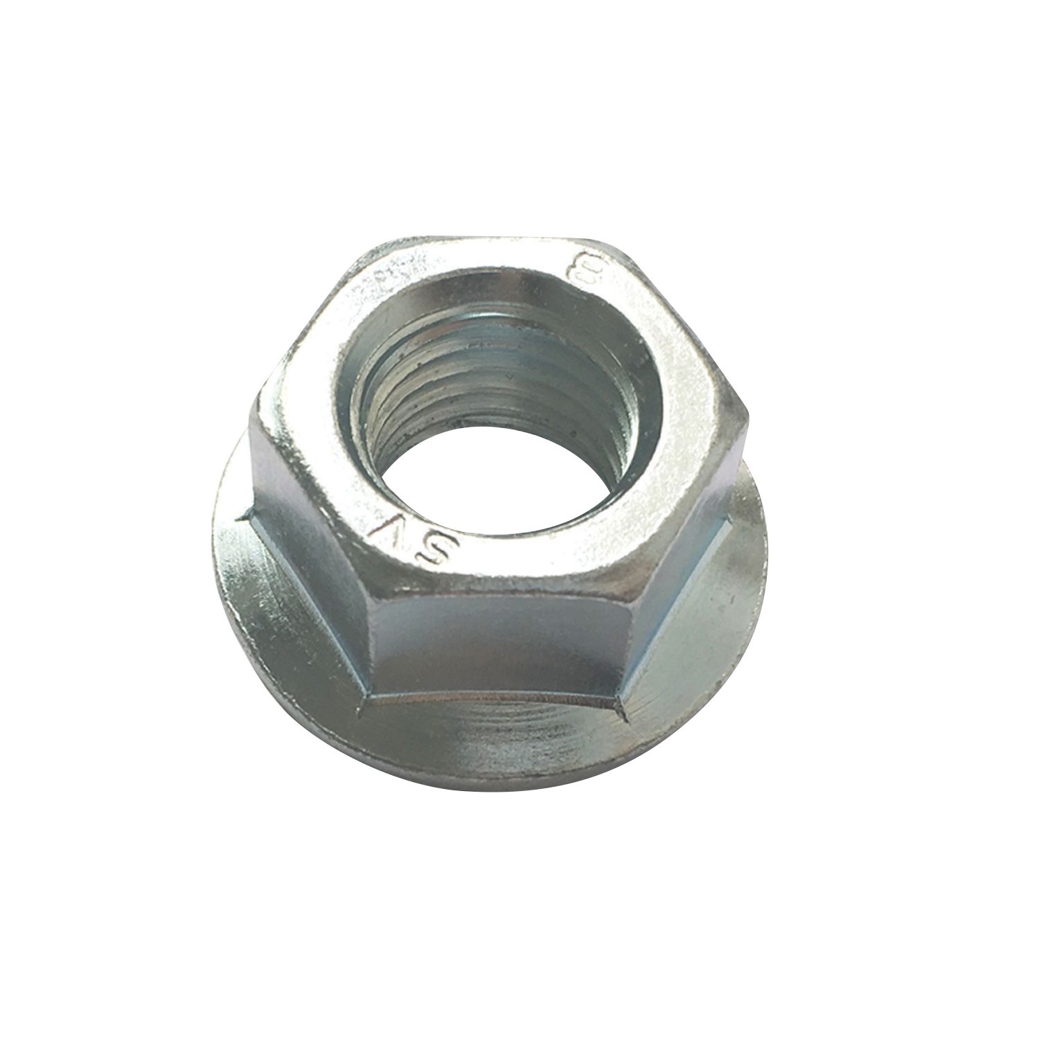 Easyfix BZP Carbon Steel Flange Head Nuts M8 100 Pack (4109P)