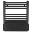 TCP  1300W Electric Wall-Mounted Oil Filled Towel Radiator with Heater 607mm x 515mm Black 4436BTU