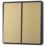 British General Evolve 20A 16AX 2-Gang 2-Way Light Switch  Satin Brass