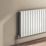 Reina Flat Double 600mm x 1402mm 5002BTU White Horizontal Designer Radiator