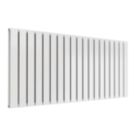 Reina Flat Double 600mm x 1402mm 5002BTU White Horizontal Designer Radiator