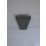 Kudox AluLite Arc 1800mm x 280mm 2396BTU Black Vertical Designer Radiator