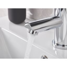 Bristan Blitz Chrome 142mm Cloakroom Lever Mono Basin Mixer Tap  With Clicker Waste