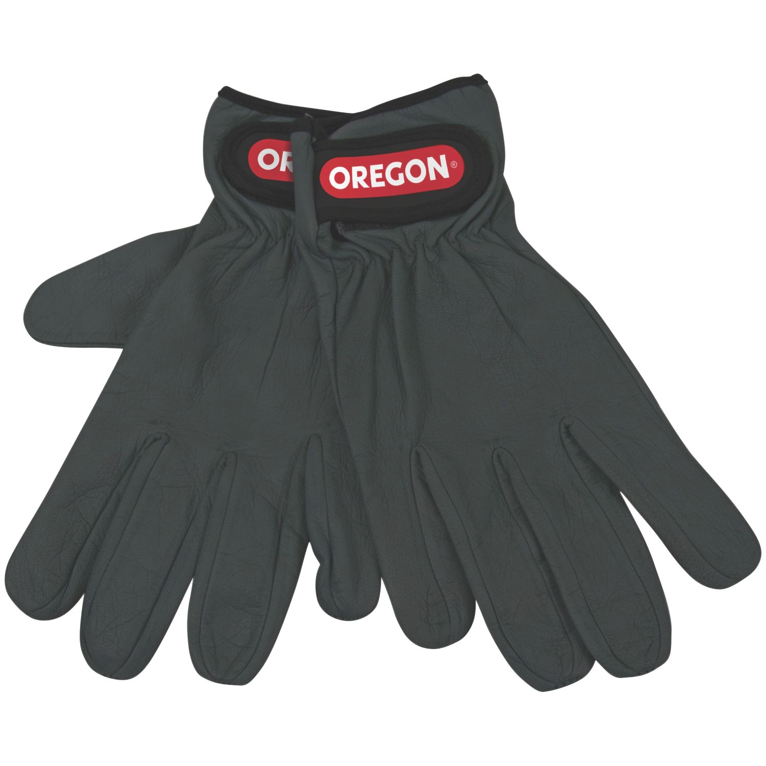 Oregon Leather Working Gloves Grey Large (410JH)