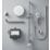 Mira Activate with ColdBoost Gravity-Pumped Ceiling-Fed Dual Outlet Chrome Thermostatic Digital Mixer Shower