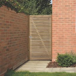 Forest  Garden Gate 900mm x 1800mm Natural Timber